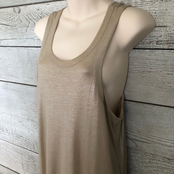Stella McCartney Gold Tank Shift Dress Size S/42 - Picture 4 of 8